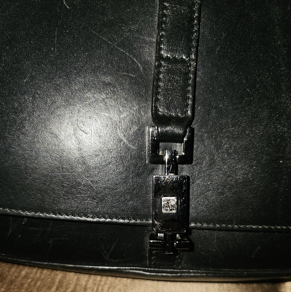 2000s Pre-Loved Vintage GUCCI Jackie O Small Black Leather Purse 100% Tom Ford - Picture 13 of 13